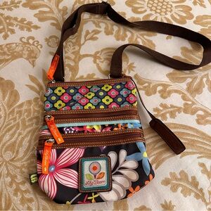 Lily Bloom Colorful Floral Crossbody Bag